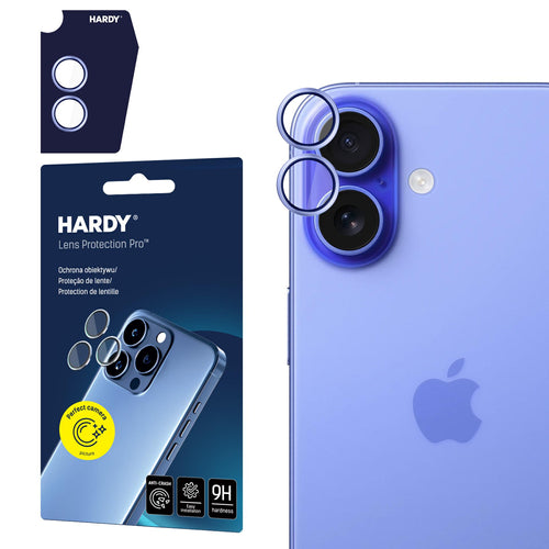 Kaitseklaas 3mk HARDY tagakaamerale iPhone 17 (sinine)