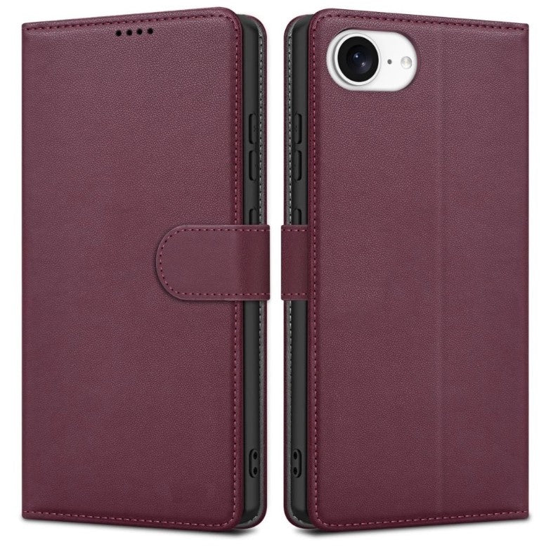 Ümbris kaanega Fancy Wallet Samsung A53 5G (viinamari)