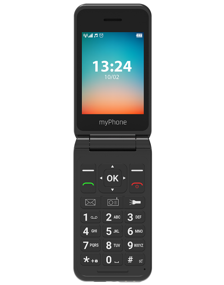 Telefon MyPhone Flip LTE (must/sinine)