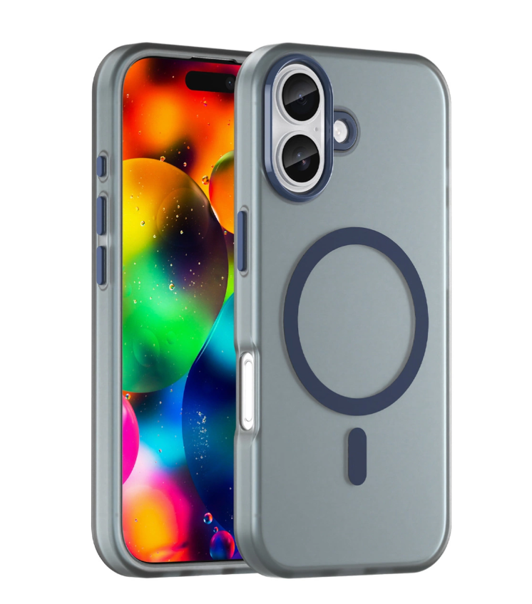 Ümbris Magnetic Abrasive iPhone 17 (matt/ sinine)