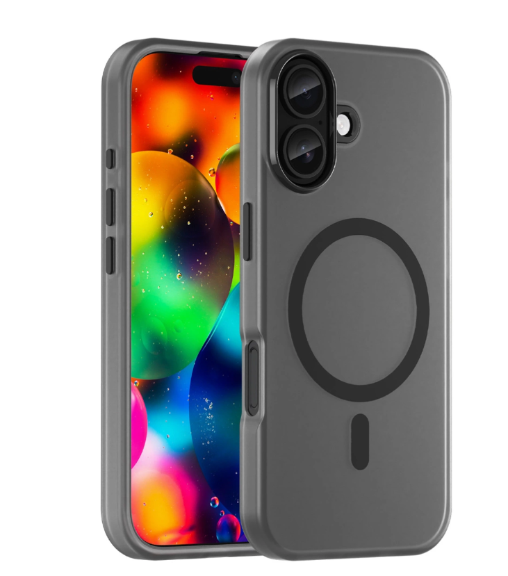 Ümbris Magnetic Abrasive iPhone 17 (matt/ must)