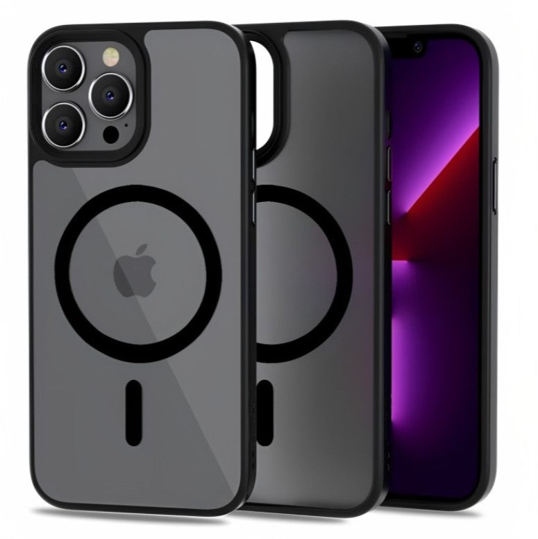 Ümbris Reach Matte MagSafe Apple iPhone 15 (läbipaistev / must)