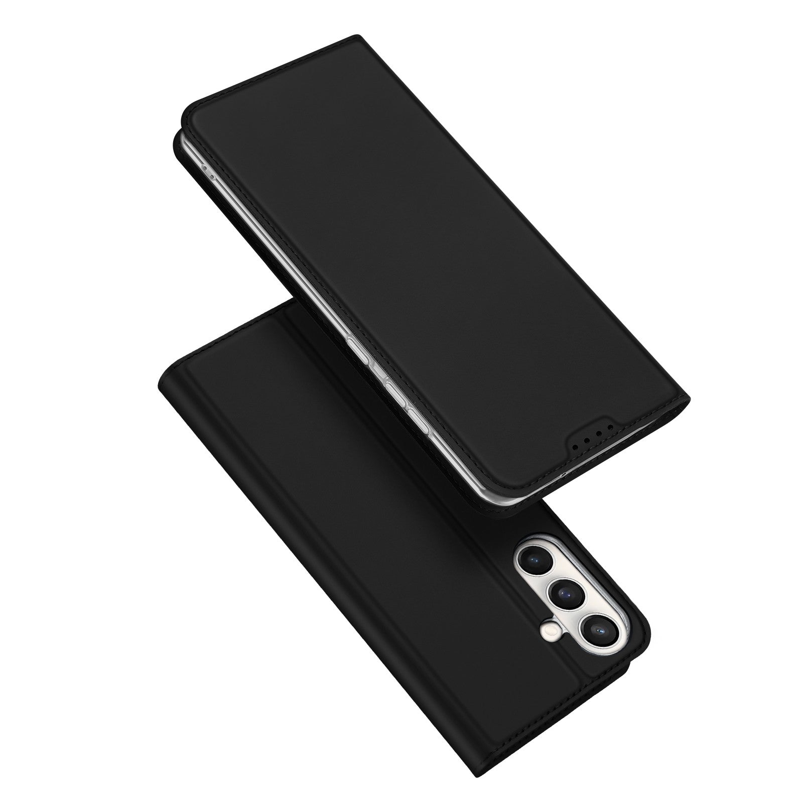 Ümbris kaanega Dux Ducis "Skin Pro" Samsung S25 FE (must)