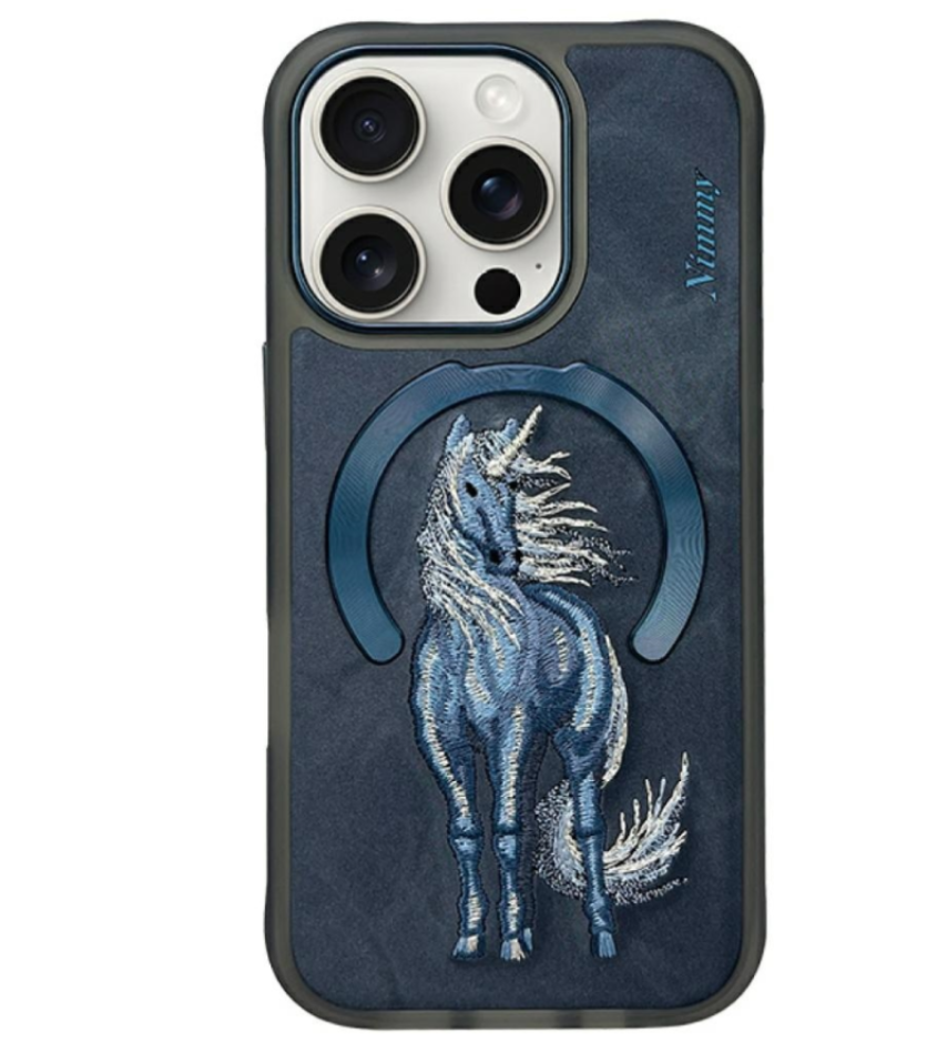 Ümbris Nimmy Fantasy Animal MagSafe iPhone 16 Pro Max (sinine)