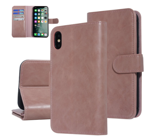 Ümbris kaanega UNIQ Accessory iPhone Xs Max (light taupe brown)