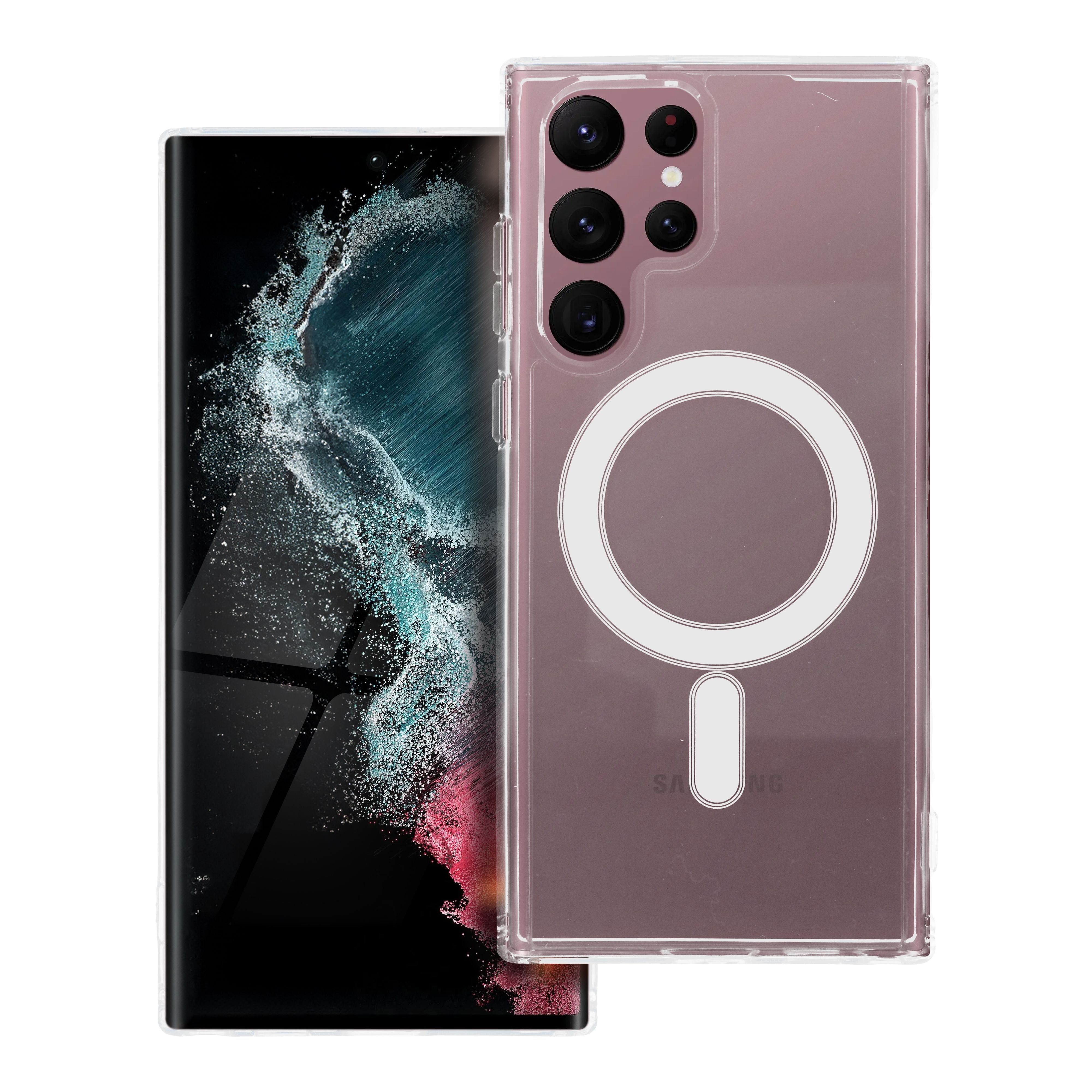 Ümbris Clear Mag Cover Samsung S22 Ultra (läbipaistev)