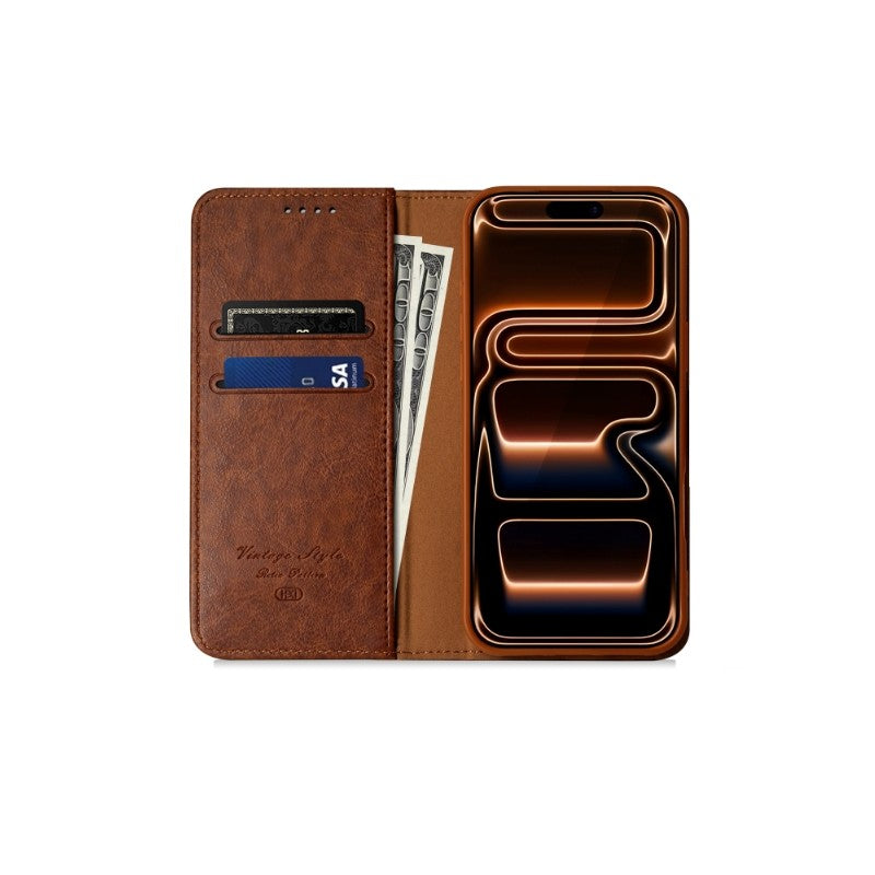 Ümbris kaanega HDD Clasp Wallet Case Samsung S21 FE (tumesinine)