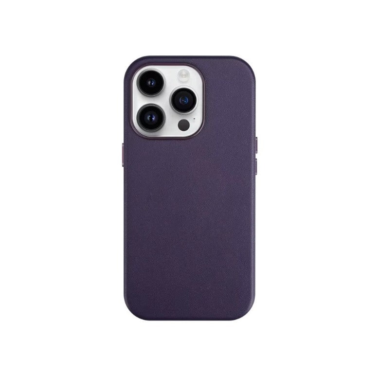 Ümbris Mag Leather Apple iPhone 14 (lilla)