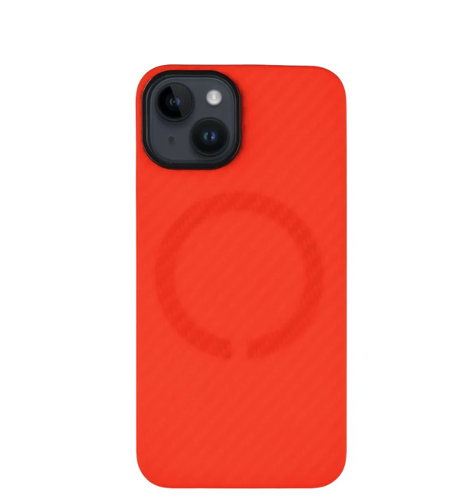 Ümbris Aramid Kryt MagSafe iPhone 15 (punane)