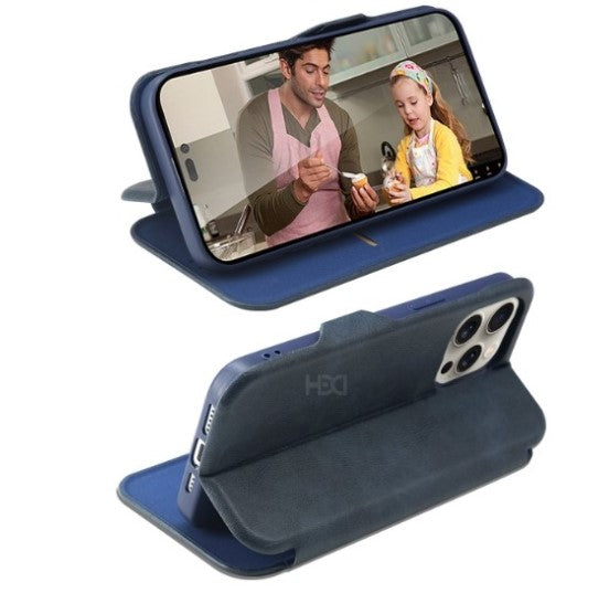 Ümbris kaanega HDD Classic Wallet Case Samsung A13 4G (tumesinine)