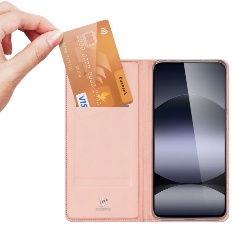 Ümbris kaanega Dux Ducis Skin Pro Xiaomi Redmi Note 14 4G (roosakuld)