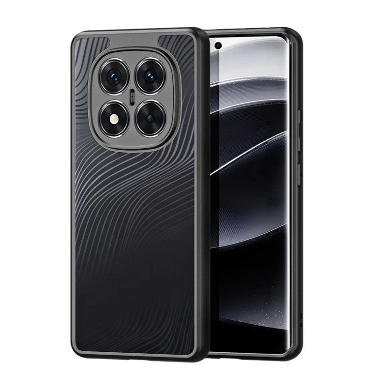 Ümbris Dux Ducis Aimo Xiaomi Redmi Note 14 Pro Plus 5G (läbipaistev / must)