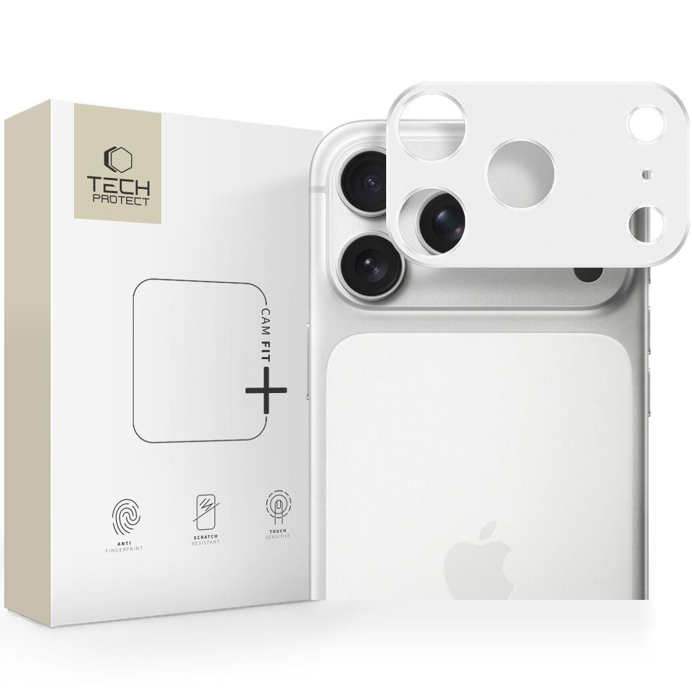 Kaameraäärise kaitse Camalloy tagakaamerale iPhone 17 Pro Max (hõbe)