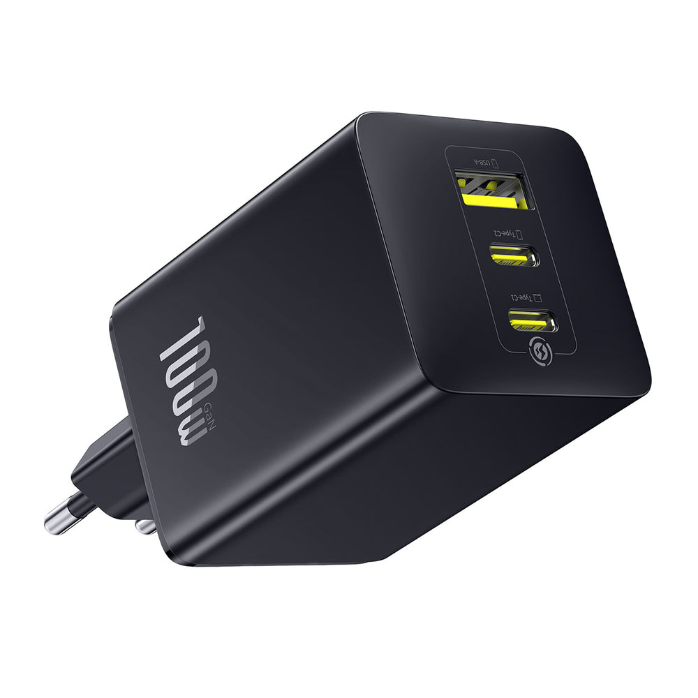 Laadija Baseus EnerFill FE11 100W, X2 USB-C + USB-A (must)