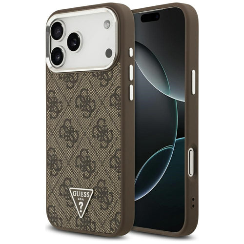 Guess MagSafe 4G Triangle Logo iPhone 17 Pro Max (pruun)