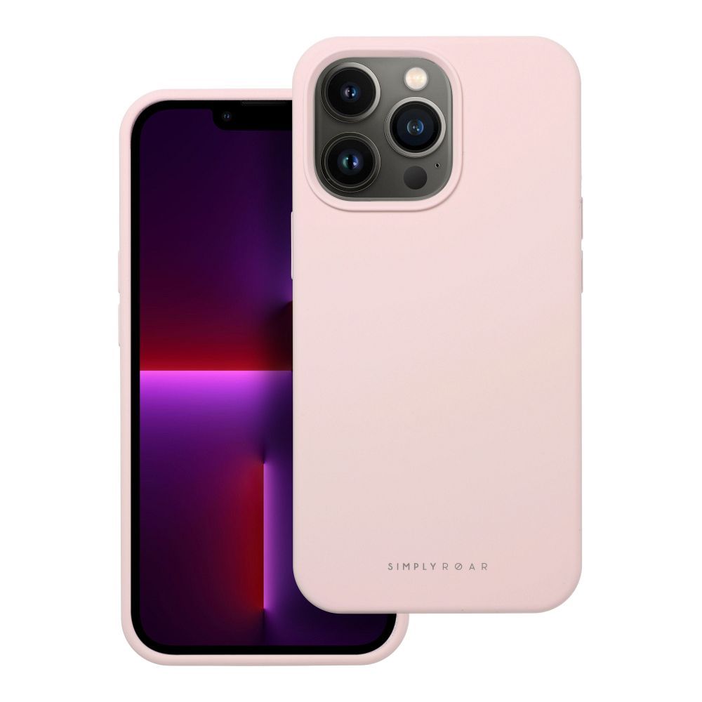 Silikoon Roar Cloud Skin iPhone 13 Pro (heleroosa)