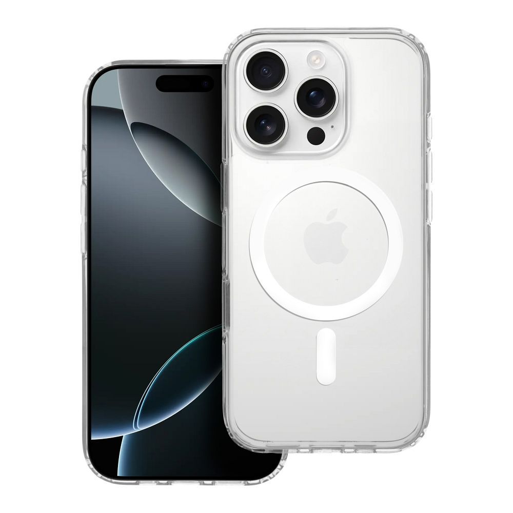 Ümbris Elite Mag Cover MagSafe iPhone 16 Pro (läbipaistev)