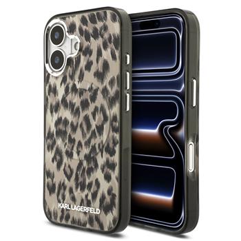 Karl Lagerfeld IML Leopard Pattern MagSafe Case for iPhone 17 (must)