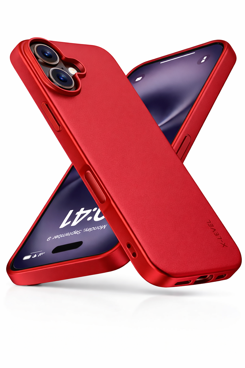 Silikoon X-Level Guardian iPhone 16 Plus (punane)