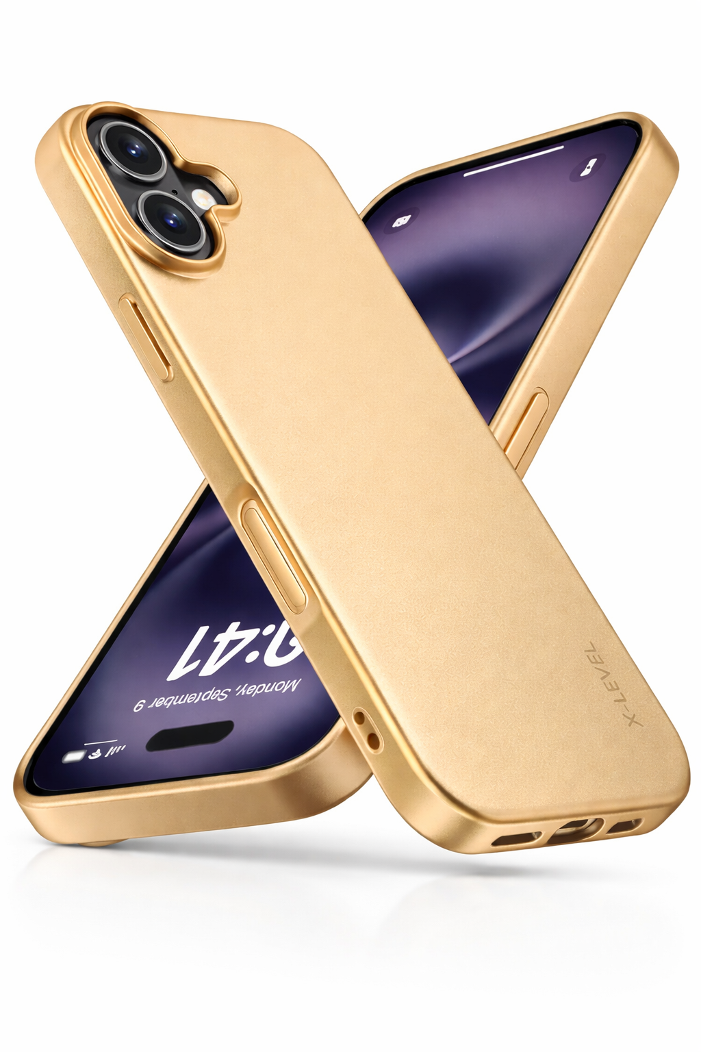 Silikoon X-Level Guardian iPhone 16 Plus (kuldne)