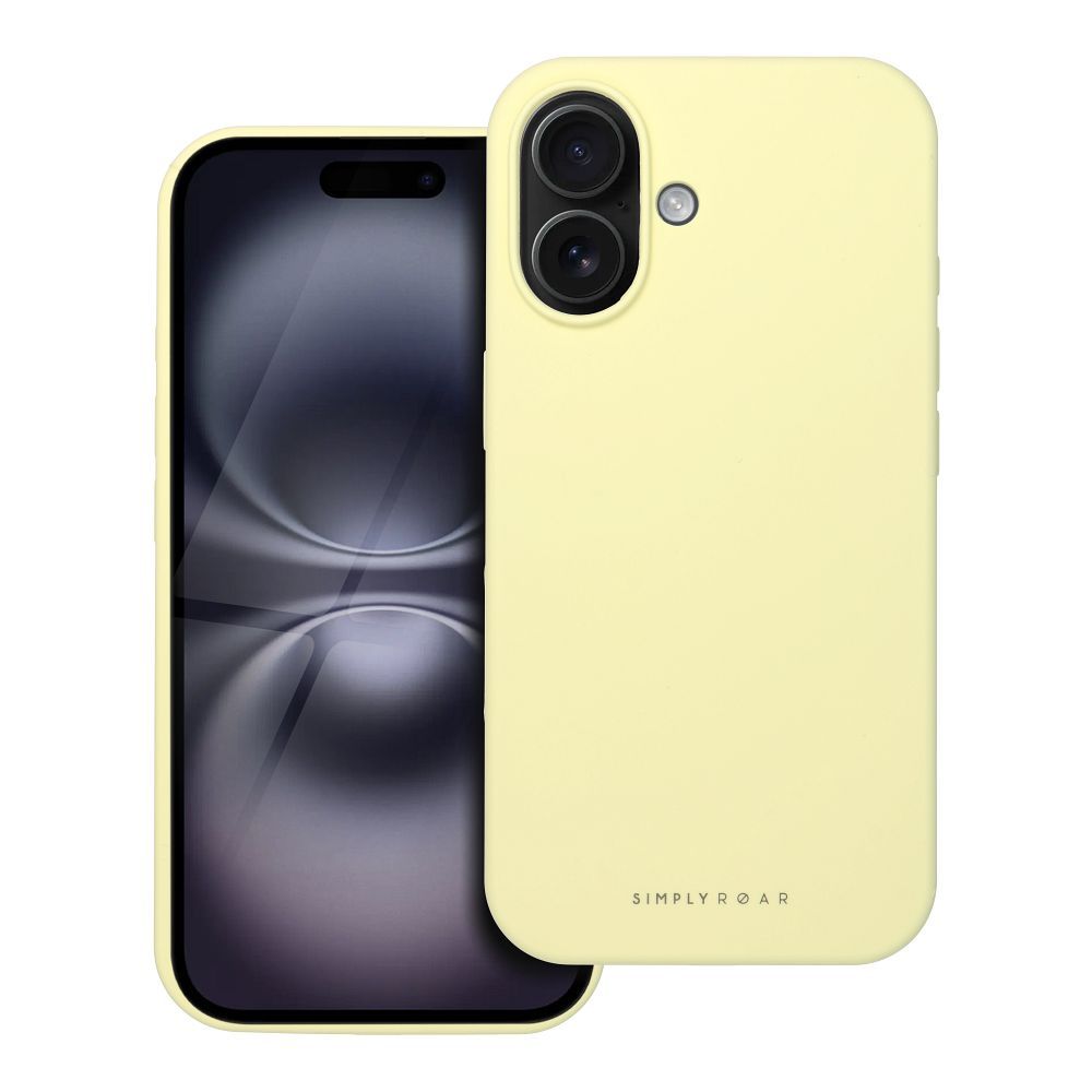 Silikoon Roar Cloud Skin iPhone 17 (kollane)
