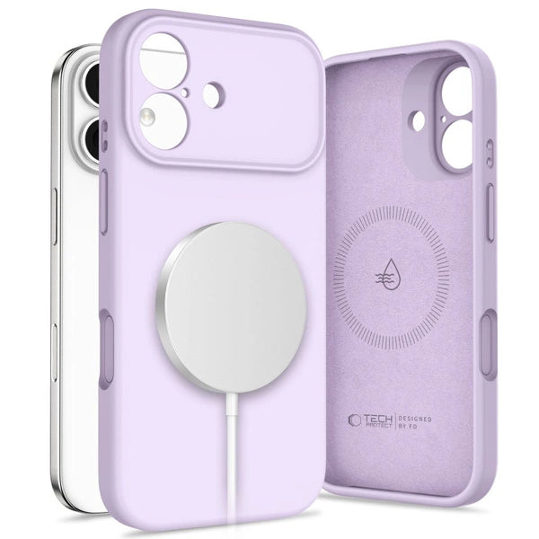 Ümbris Tech-Protect Silicone MagSafe iPhone 17 (lilla)