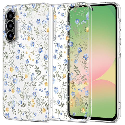 Ümbris Tech-Protect FlexAir Samsung A56 5G (läbipaistev / lilled)