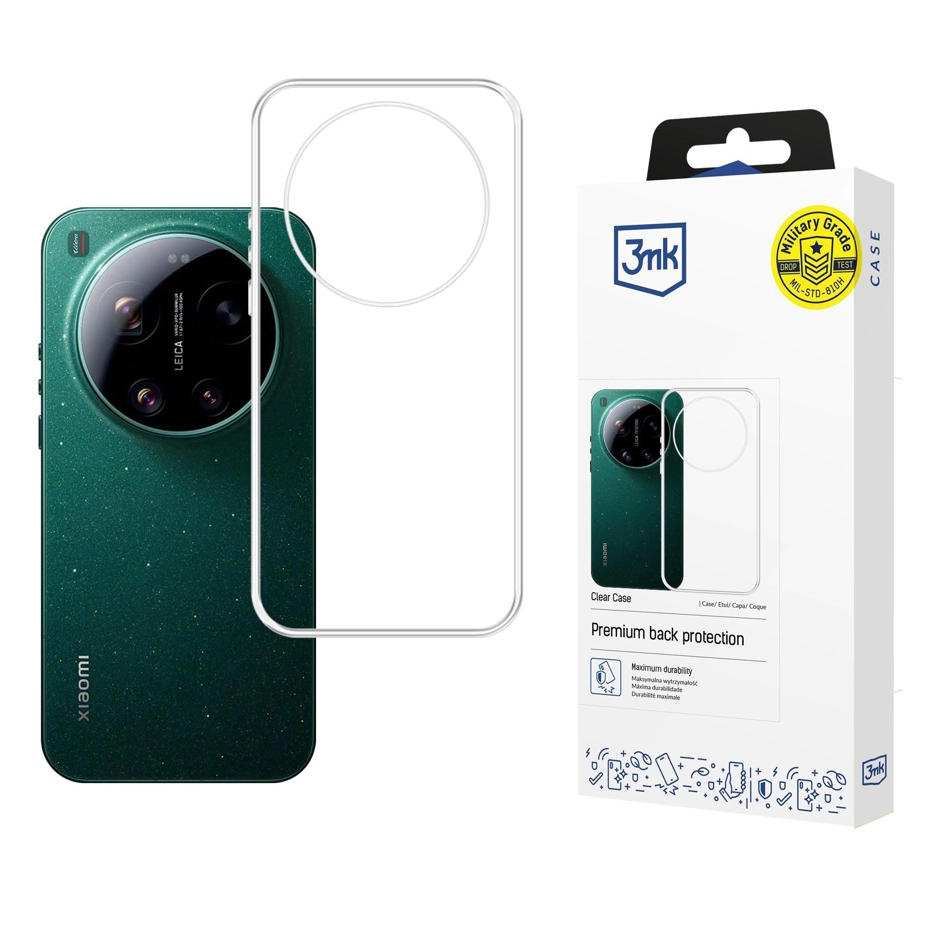 Silikoon 3mk Clear Case 1,2mm Xiaomi 17 Ultra (läbipaistev)