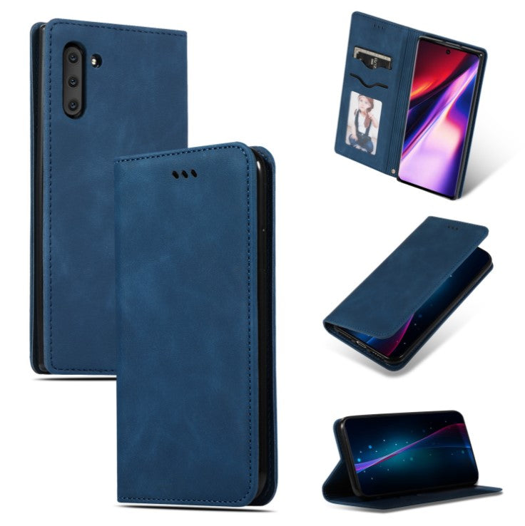 Ümbris kaanega Business Style Xiaomi Redmi Note 12 / Note 12 4G (tumesinine)