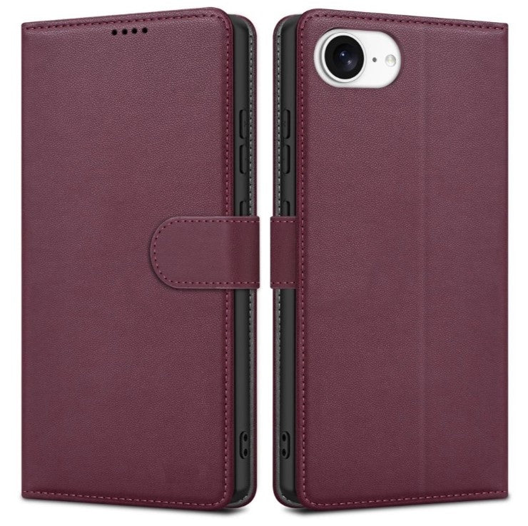 Ümbris kaanega Fancy Wallet Samsung S26 (viinamari)