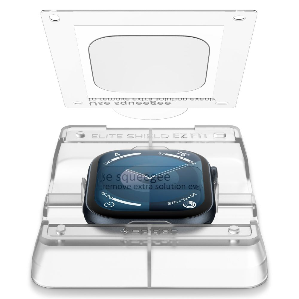 Kaitseklaas Spigen EZ FIT Aplikaatoriga Apple Watch 10 42mm (2 tk pakis)