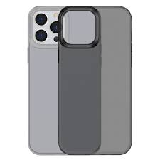 Ümbris Baseus Simple Series Case iPhone 13 Pro Max (läbipaistev / must)