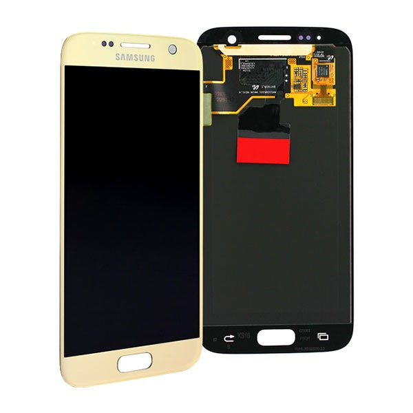 Varuosa Samsung Galaxy S7/G930F ekraan raamiga kuldne (Grade A)