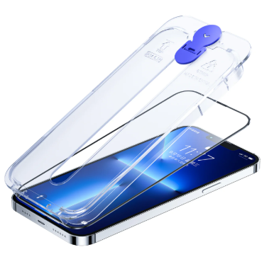 Kaitseklaas Full Glue Joyroom JR-H09 Iphone 14 Aplikaatoriga (must)