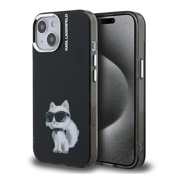 Karl Lagerfeld IML Aquarelle Choupette & Logo Case for iPhone 16 Pro Max (must)