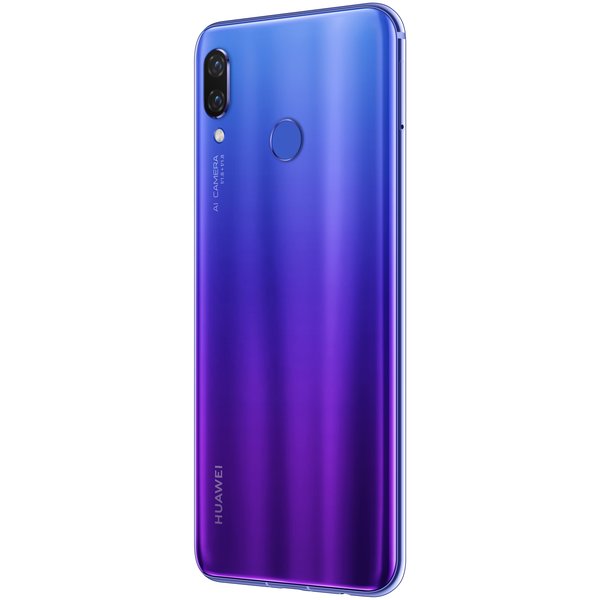 Varuosa Huawei P Smart Plus 2019 tagumine kaas kaamera klaasiga (lilla/sinine)