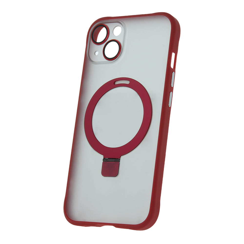 Ümbris Mag Ring Apple iPhone 12 (punane)