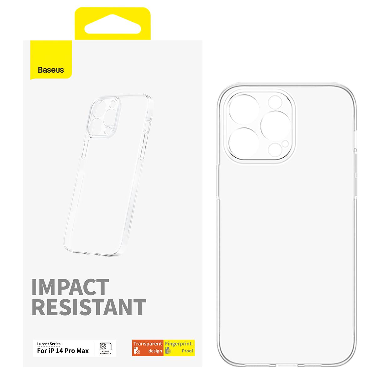 Ümbris Baseus Lucent Series Case iPhone 13 Pro Max (läbipaistev)