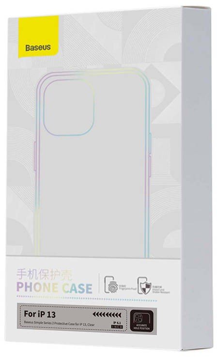 Ümbris Baseus Crystal Series Magnetic Case iPhone 12/ 12 Pro + Kaitseklaas (läbipaistev)