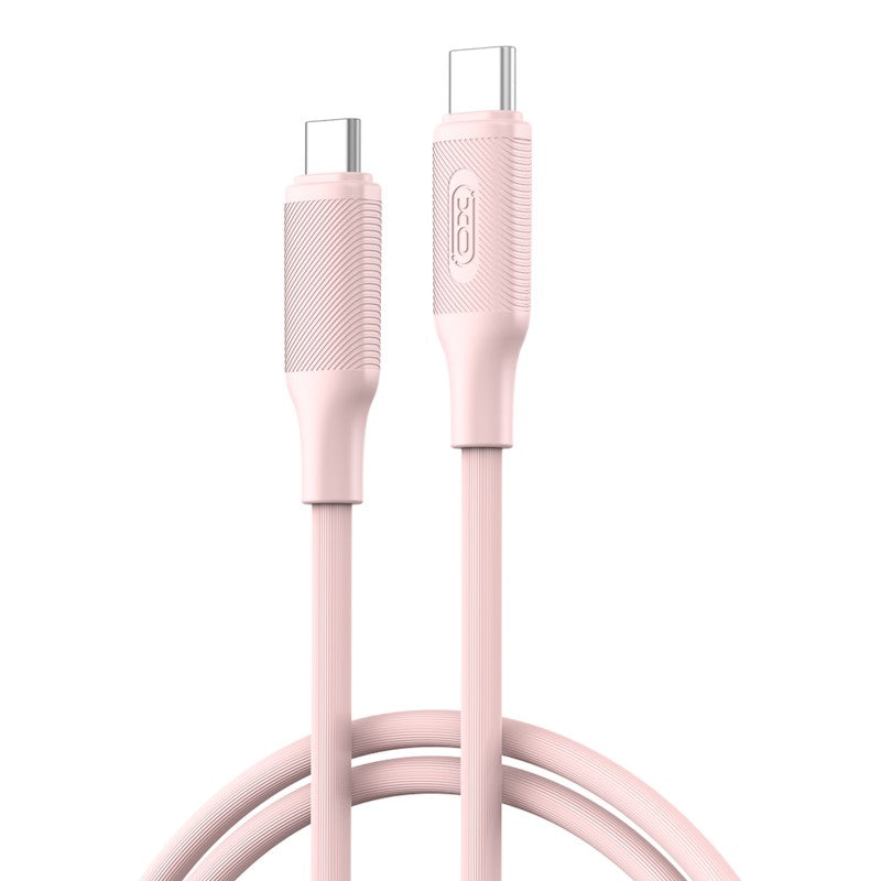 Juhe XO NB-Q265B PD60W USB-C to USB-C 1m (roosa)