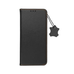Ümbris kaanega Leather SMART PRO iPhone 14 Pro (must)