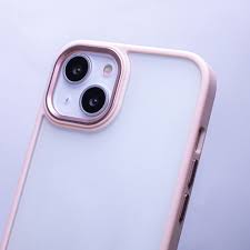 Silikoon Satin Case iPhone 11 (roosa/ läbipaistev)