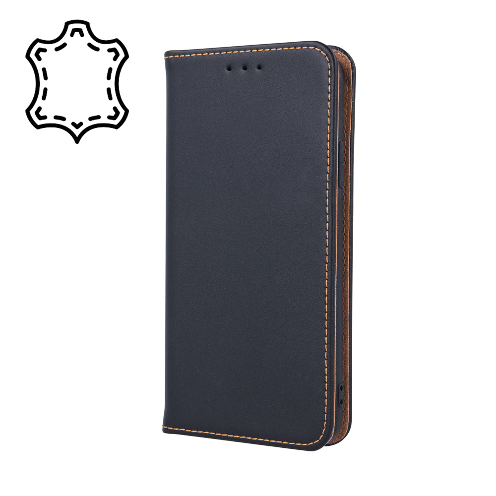 Ümbris kaanega Genuine Leather Smart Pro Samsung Galaxy S10 Lite/ A91 (must)