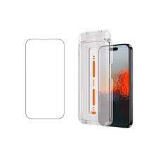 Kaitseklaas Baseus Schott Tempered Glass Easy Stick-On iPhone 15 Pro Max (läbipaistev)