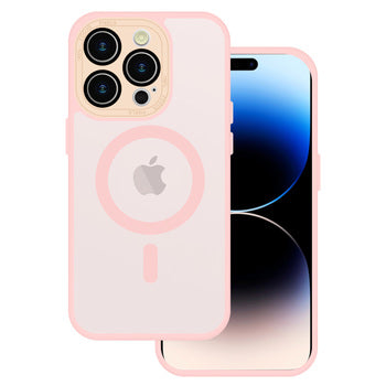 Ümbris Tel Protect Clear MagSafe Apple iPhone 12 Pro Max (läbipaistev/roosa)