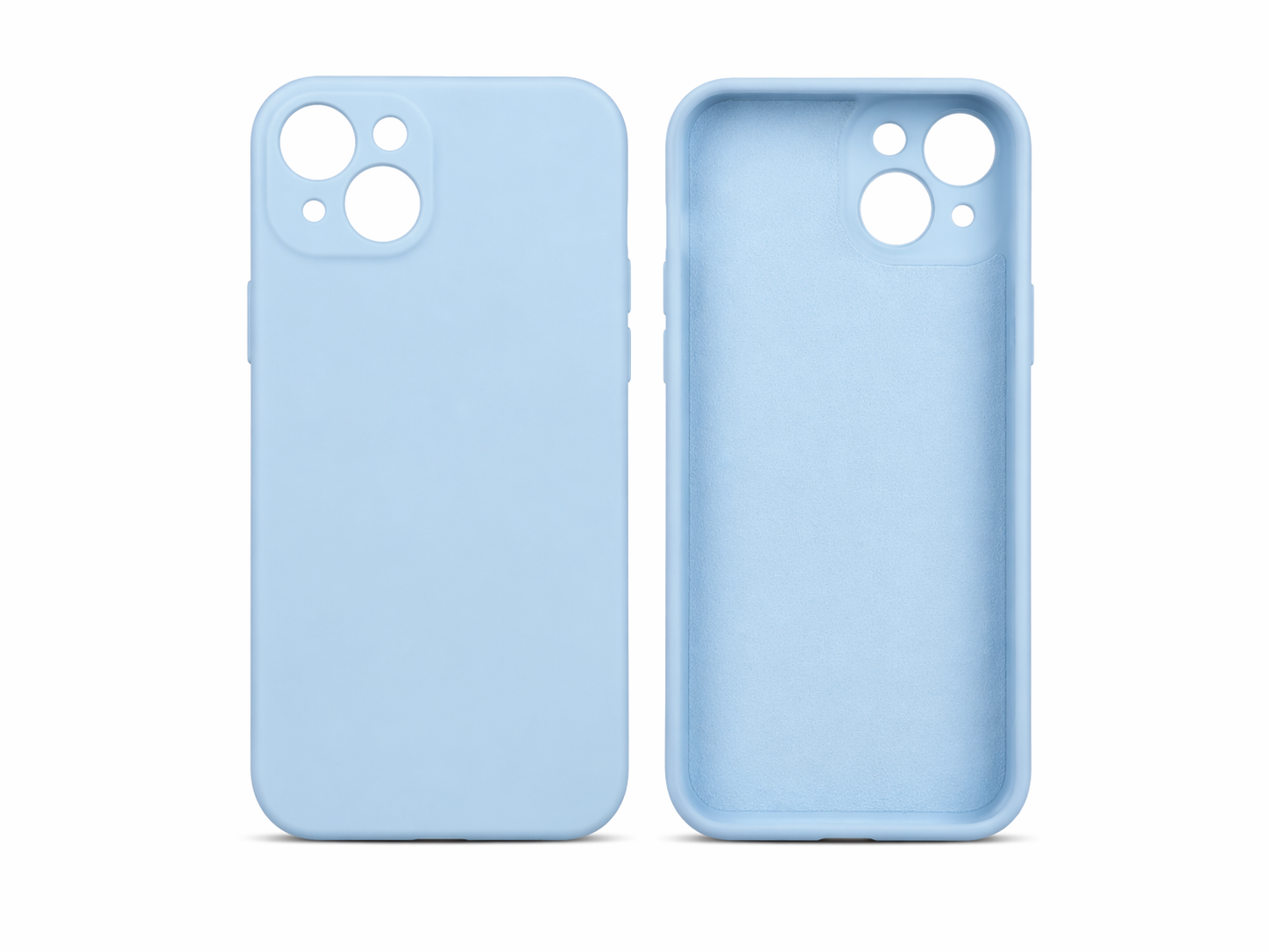 Silicone Case Samsung iPhone 14 Plus (helesinine)