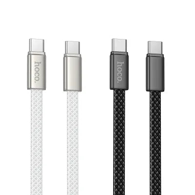 Juhe Hoco X125 60W USB-C to USB-C (1m / valge)