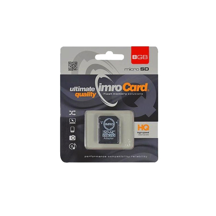 Mälukaart Micro SDHC 8GB class10 adapteriga