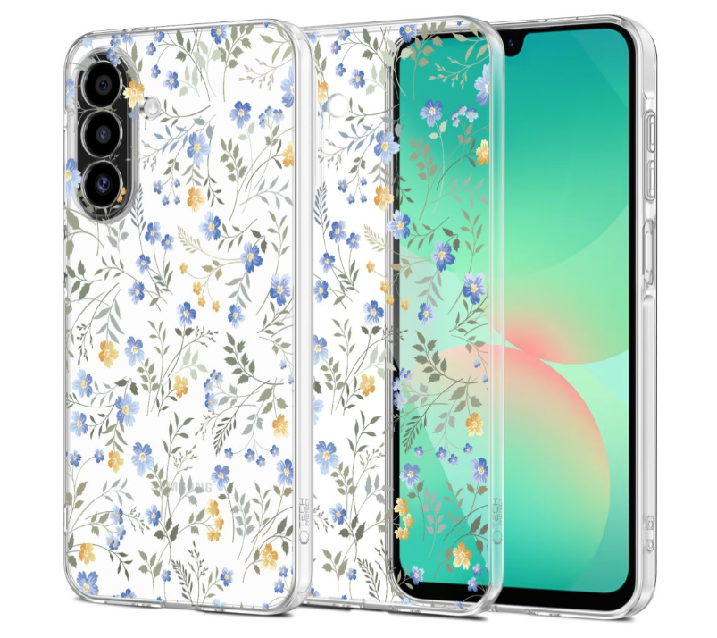 Ümbris Tech-Protect FlexAir Samsung A17 (läbipaistev / lilled)