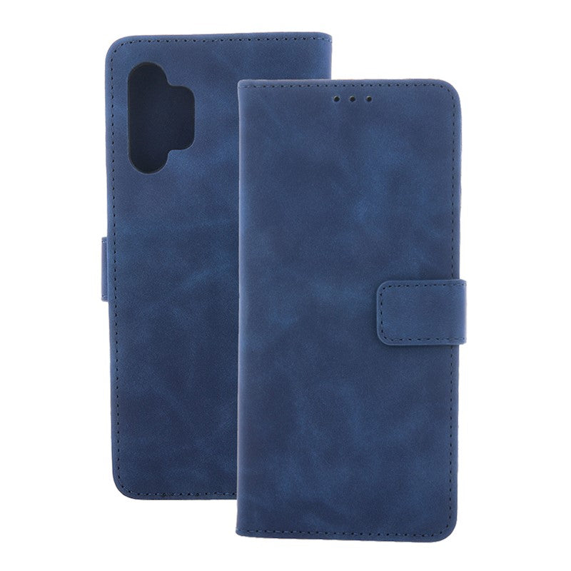 Ümbris kaanega Smart Velvet Samsung Galaxy A16 (sinine)